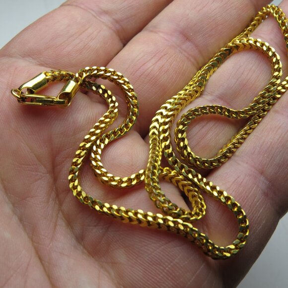 18k *925 Sterling Silver Weat Necklace - Picture 3 of 5